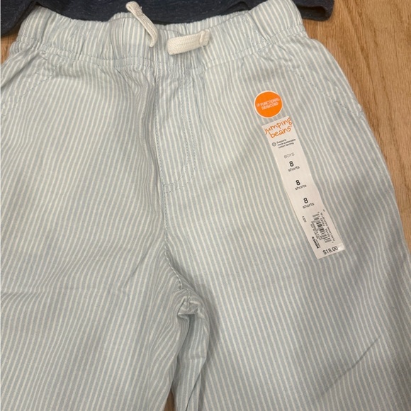 Boys Outfit Shirt and Shorts Preppy - Picture 3 of 3